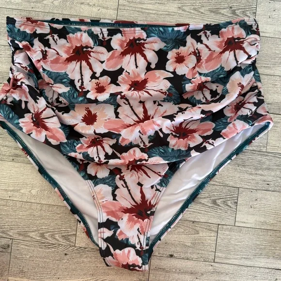 Women’s Tankini 2 piece Swimsuit (High waisted) Size Large NWOT - Picture 6 of 15